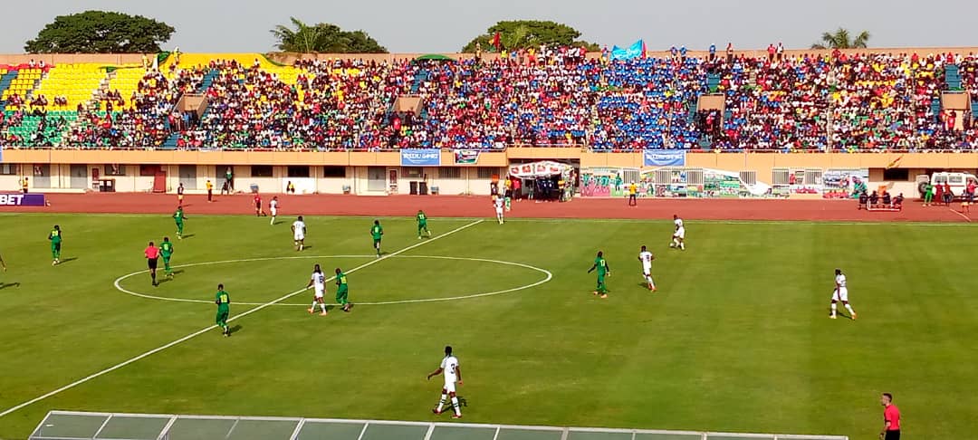 Primeiro tempo GUINÉ BISSAU PERDE A UMA BOLA NIGÉRIA O GOLO GB